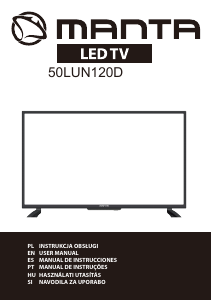 Használati útmutató Manta 50LUN120D LED-es televízió