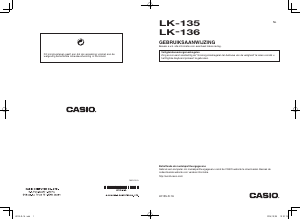Handleiding Casio LK-135 Keyboard