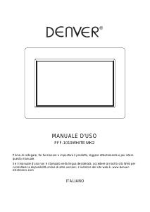 Manuale Denver PFF-1010 MK2 Cornice digitale