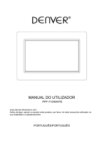 Manual Denver PFF-710 Moldura digital