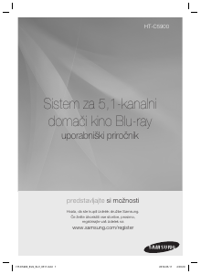 Priročnik Samsung HT-C5900 Sistem domačega kina