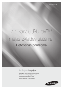 Rokasgrāmata Samsung HT-E6750W Mājas kinozāles sistēma