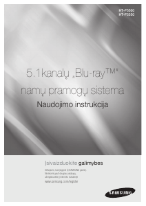 Vadovas Samsung HT-F5530 Namų kino sistema