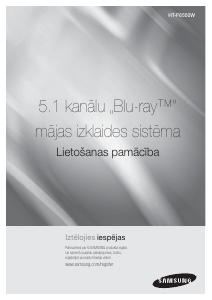 Rokasgrāmata Samsung HT-F6530W Mājas kinozāles sistēma