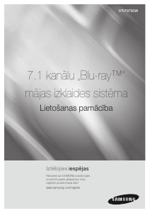 Rokasgrāmata Samsung HT-F9750W Mājas kinozāles sistēma