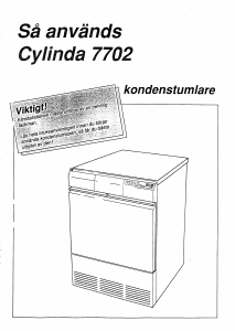 Bruksanvisning Cylinda 7702 Torktumlare