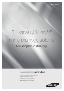 Vadovas Samsung HT-FS6200 Namų kino sistema