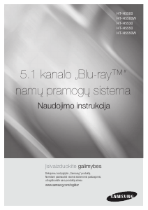 Vadovas Samsung HT-H5500 Namų kino sistema