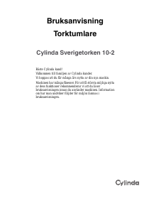 Bruksanvisning Cylinda Sverigetorken 10 Torktumlare