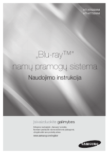 Vadovas Samsung HT-H7750WM Namų kino sistema
