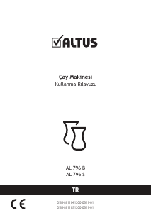 Kullanım kılavuzu Altus AL 796 B Çay makinesi