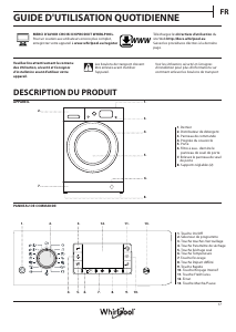 Mode d’emploi Whirlpool FWDD117168SBS EX Lave-linge séchant