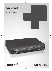 Manual de uso Gigaset M280 T EPG Receptor digital