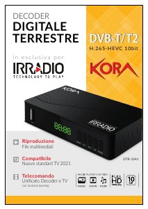 Handleiding Kora DTR-3341 Digitale ontvanger