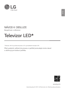 Manuál LG 55NANO753PA LED televize