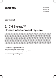 Manuale Samsung HT-J4530 Sistema home theater