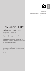 Manuál LG 32LQ63806LC LED televize