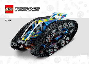 Vadovas Lego set 42140 Technic Programėle valdomas transformuojamas automobilis