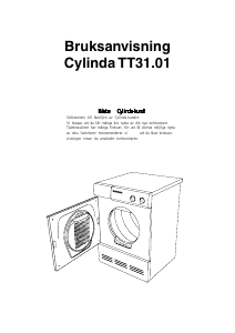 Bruksanvisning Cylinda TT 31.01 Torktumlare