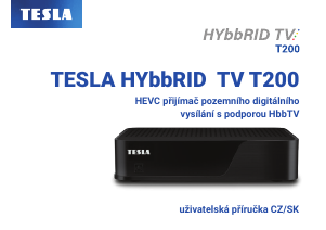 Manuál Tesla T200 Digitální přijímač