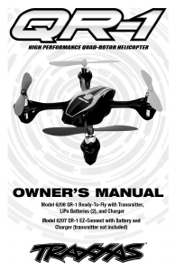 Handleiding Traxxas QR-1 EZ-Connect Radiobestuurbare helikopter