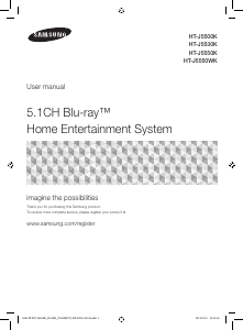 Manual Samsung HT-J5500K Home Theater System