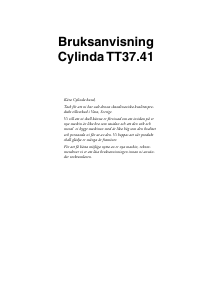 Bruksanvisning Cylinda TT 37.41 Torktumlare