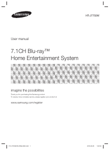Mode d’emploi Samsung HT-J7750W Système home cinéma