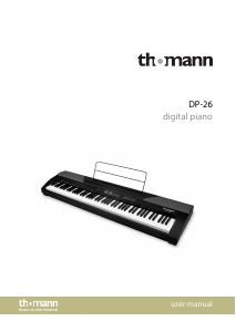 Handleiding Thomann DP-26 Digitale piano