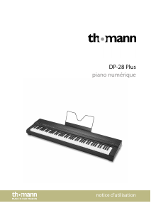 Mode d’emploi Thomann DP-28 Plus Piano numérique