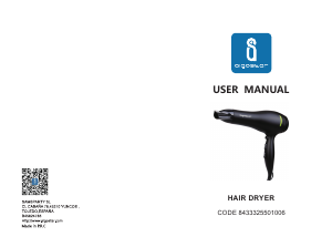 Manual Aigostar 8433325501006 Hair Dryer