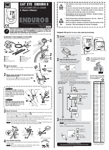 Handleiding Cateye CC-ED300 Enduro 8 Fietscomputer