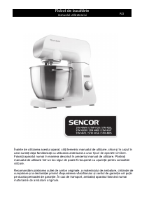 Manual Sencor STM 43OR Mixer cu vas