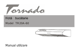 Manual Tornado TR20A-60 Hotă