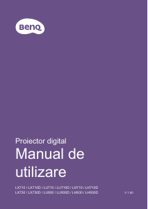 Manual BenQ LU710D Proiector
