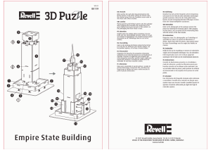 Mode d’emploi Revell 00119 Empire State Building Puzzle 3D