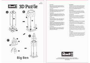 Bedienungsanleitung Revell 00120 Big Ben 3D-Puzzle