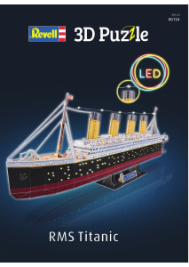 Manual Revell 00154 RMS Titanic 3D Puzzle
