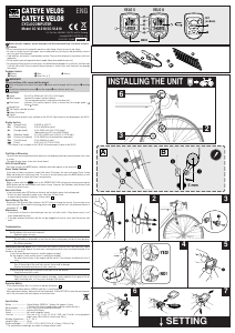 Handleiding Cateye CC-VL510 Velo 5 Fietscomputer