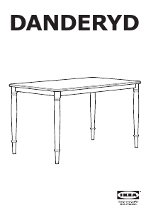 Használati útmutató IKEA DANDERYD Ebédlőasztal