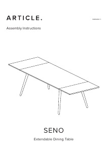 Instrukcja Article Seno Stół