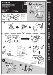 Handleiding Cateye CC-VT100W Vectra Fietscomputer