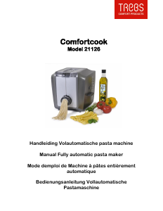 Mode d’emploi Trebs 21126 Comfortcook Machine à pâtes
