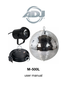 Handleiding American DJ M-500L Discobal