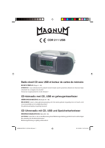 Mode d’emploi Magnum CDR 211 USB Stéréo