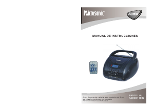 Manual de uso Microsonic RADCD110 Set de estéreo