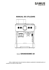 Manual Samus Grandissimo 20 Cafetieră
