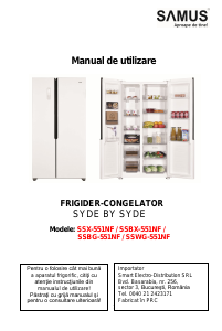 Manual Samus SSBG-551NF Combina frigorifica