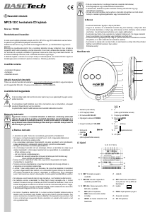 Használati útmutató Basetech MPCD-122C Hordozható CD-lejátszó