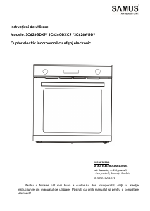 Manual Samus SC626WGD9 Oven